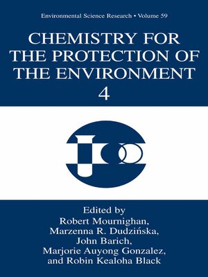 cover image of Chemistry for the Protection of the Environment 4